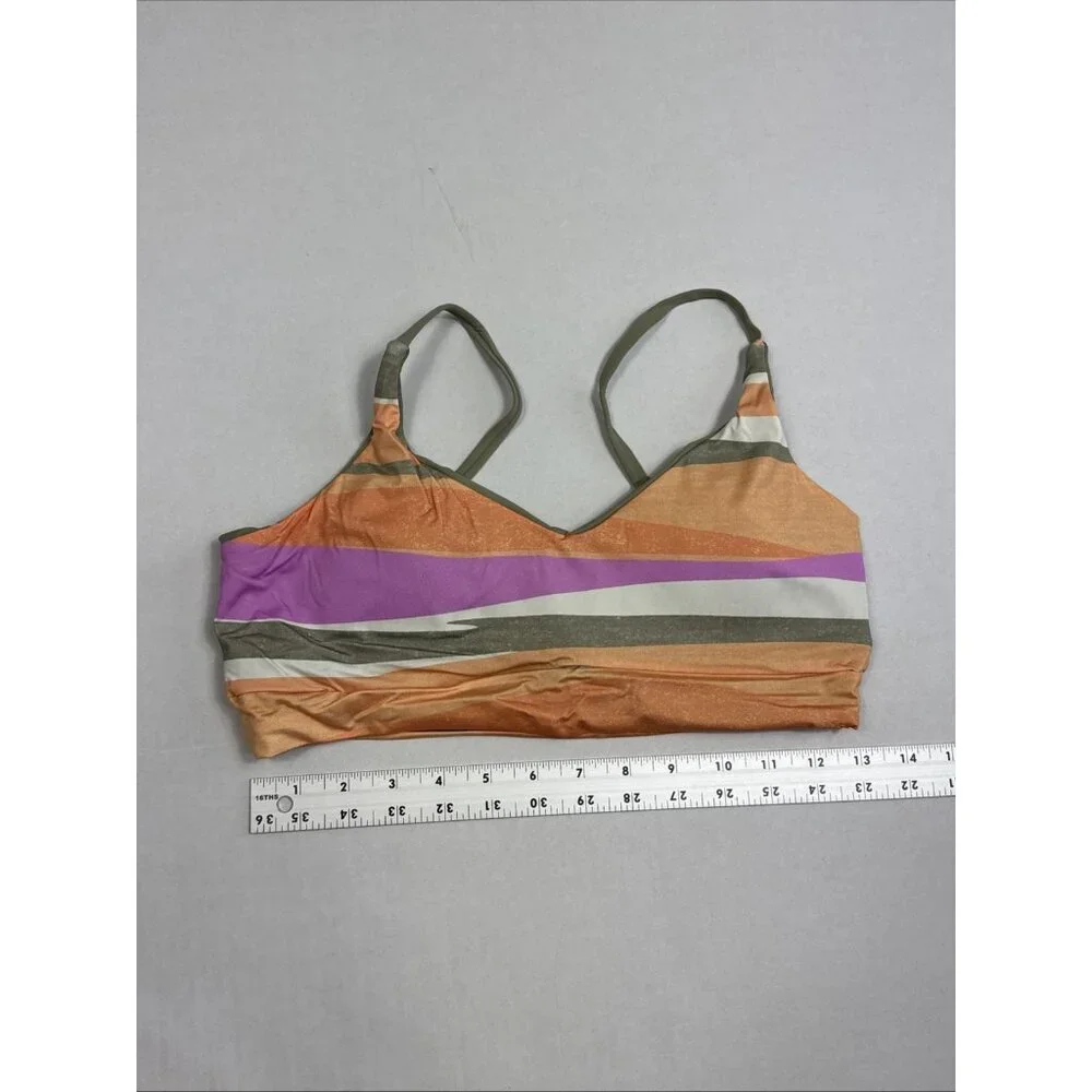 Prana Women's S Willow Falls Reversible Sporty Swim‎ Top Waves Multi NWT 9714